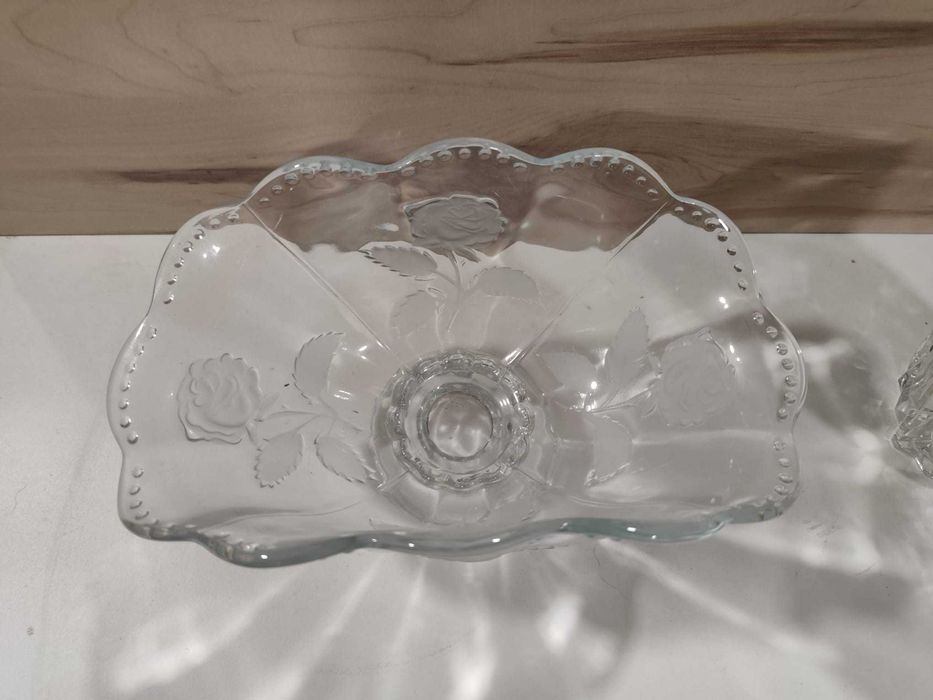 Fruteira e Jarra em vidro