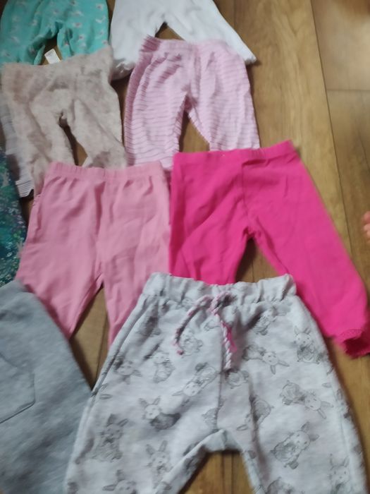 Legginsy spodnie, roz. 6-9 miesięcy