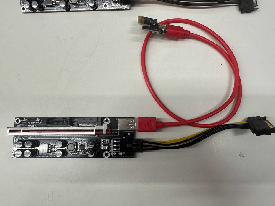 Riser PCI-E 1x16x USB3.0 SATA 6-PIN X 1szt