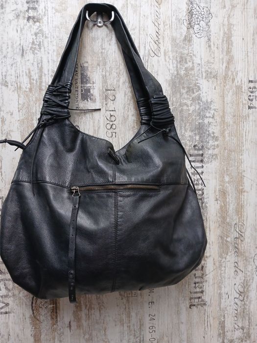Велика шкіряна сумка