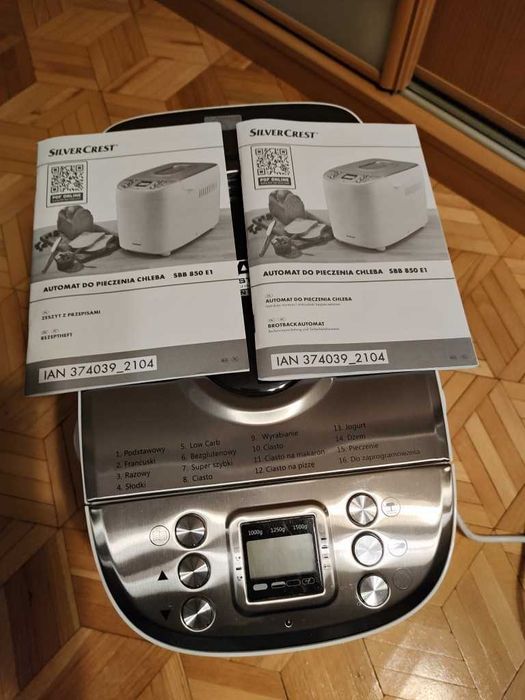 Automat do pieczenia chleba Silvercrest