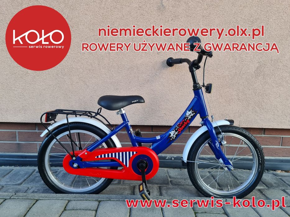 Rower dziecięcy PUKY koła 16 ALUMINIUM okazja rabat polecam WYSYŁKA