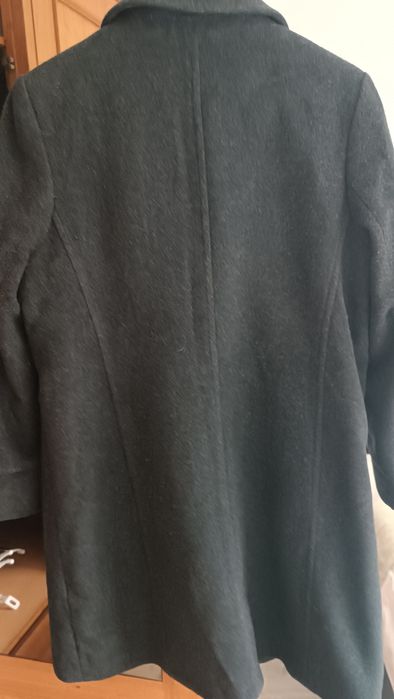 Casaco quente cinza escuro