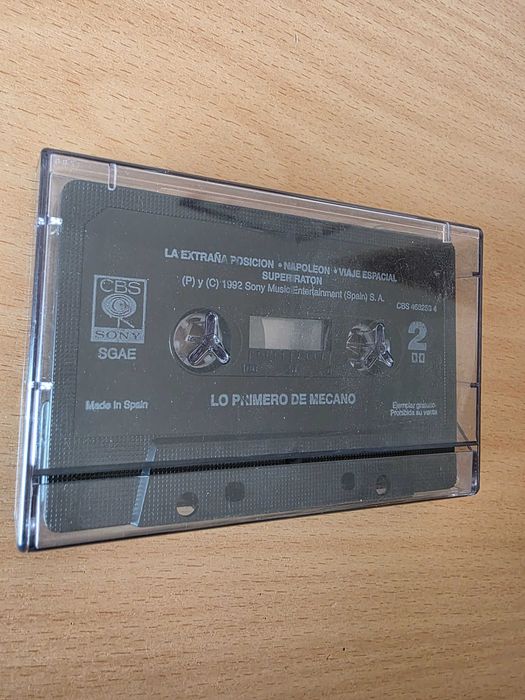 Cassete áudio "Lo Primero de Mecano"