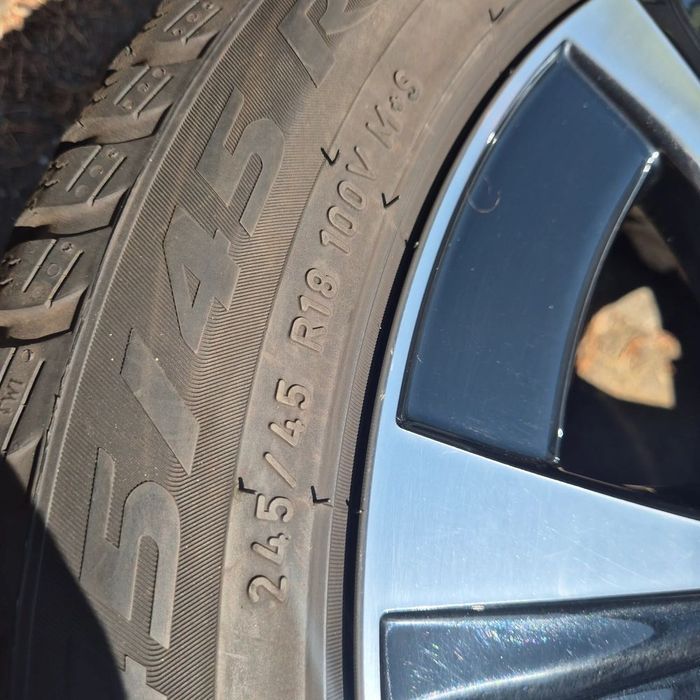 zima koła mercedes e w213 w140 w220 vito v-klasa 245/45 r18 275/40 r18
