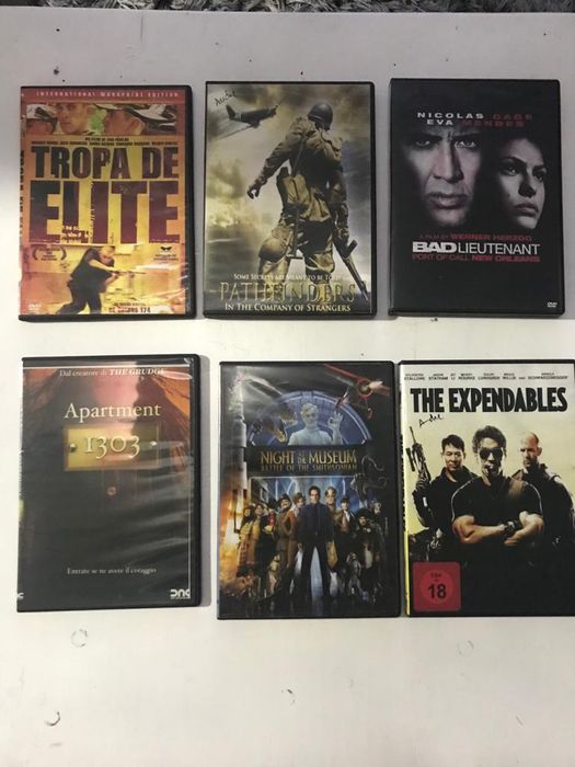 Filmes DVDs e vinil