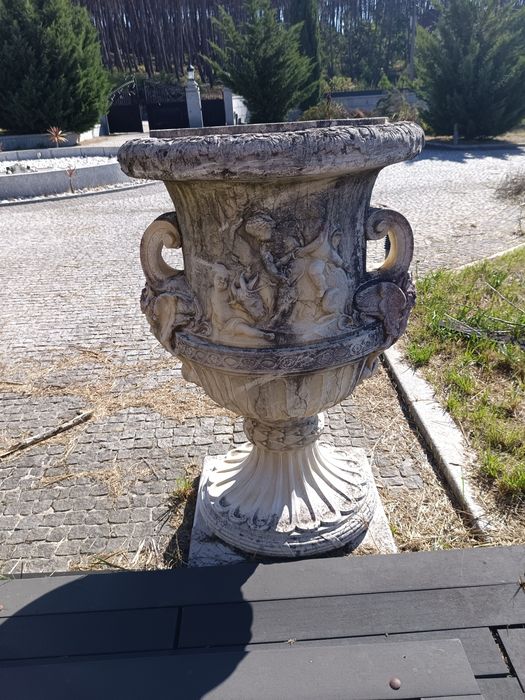Vaso em cimento (4 unidades)