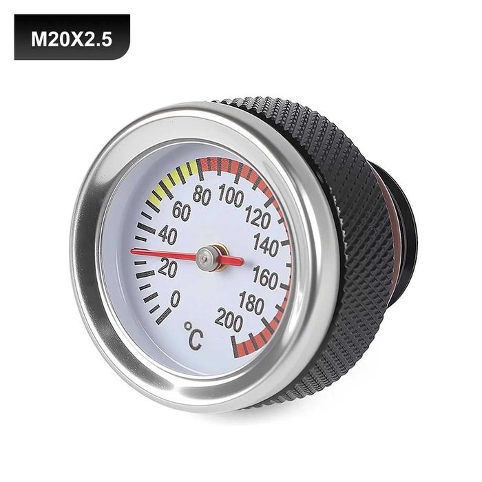 Tampa de Depósito com Termómetro de Óleo 0-200°C M20x2.5 para Moto