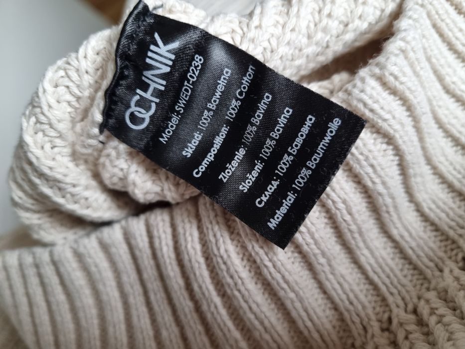 Sweter XS 34 Ochnik 100% Bawełna