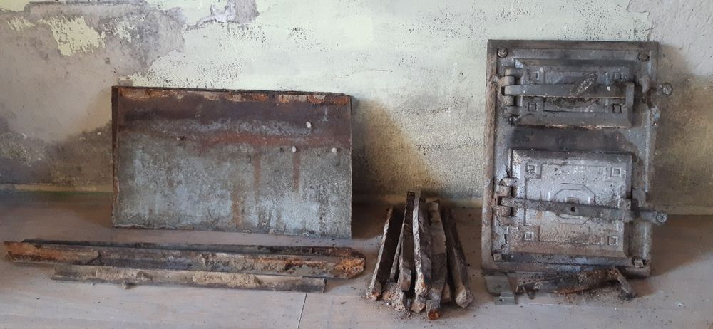 Drzwiczki żeliwne do pieca kaflowego wędzarni drzwi zestaw