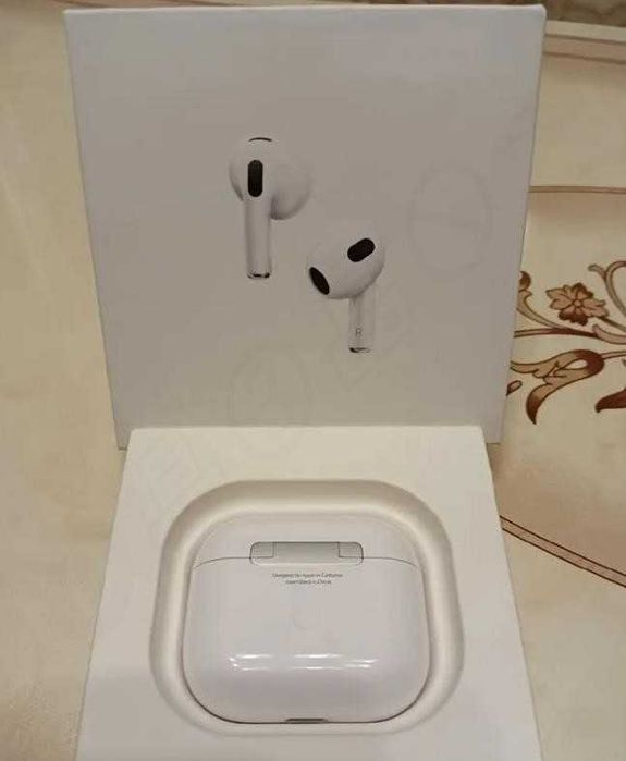 Наушники Airpods 3 Идеальный звук Новая поставка + чехол