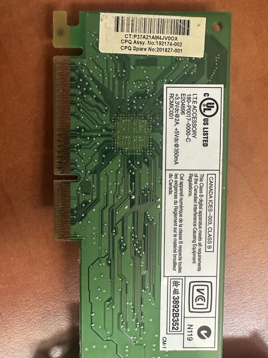 Karta graficzna nVidia Vanta LT 16MB