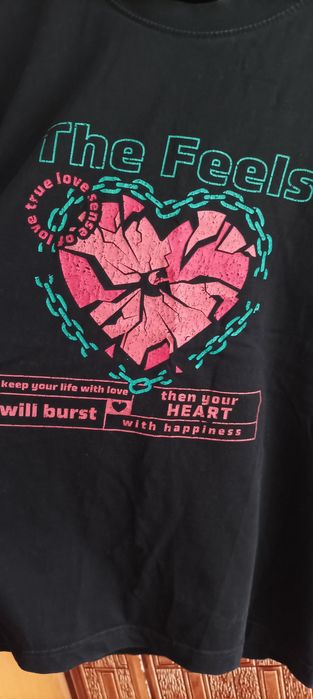 Genezie t-shirt czarna rozmiar S koszulka orginalna bawełna