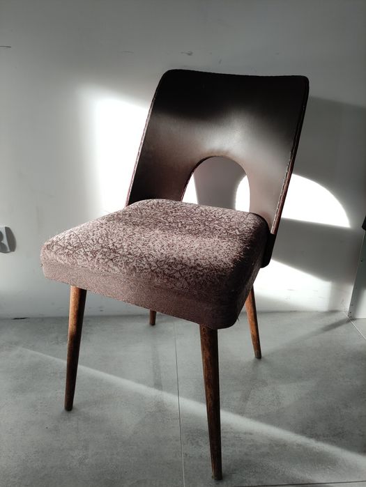 Krzesło muszelka PRL