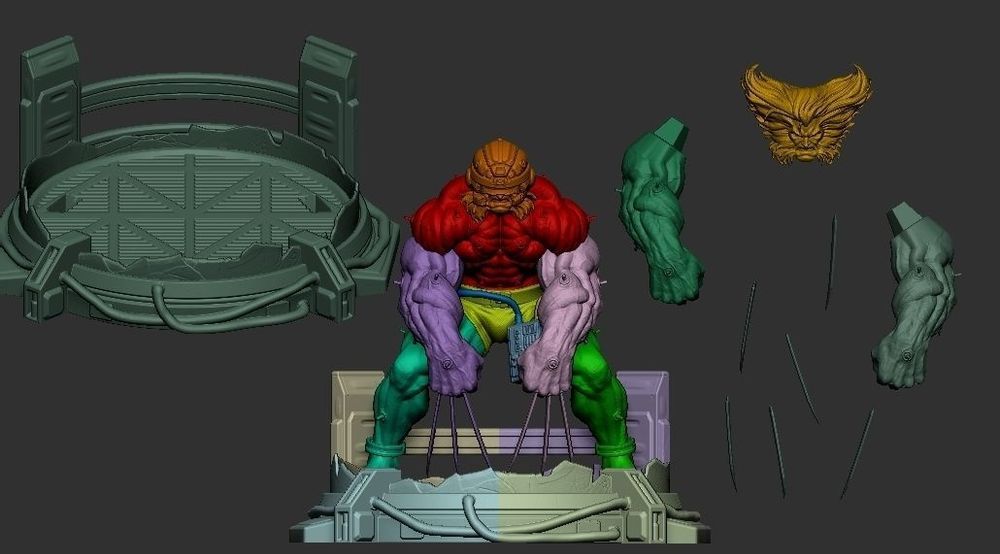 Figurka 3D  Wolverine– Fan Art, druk 16K