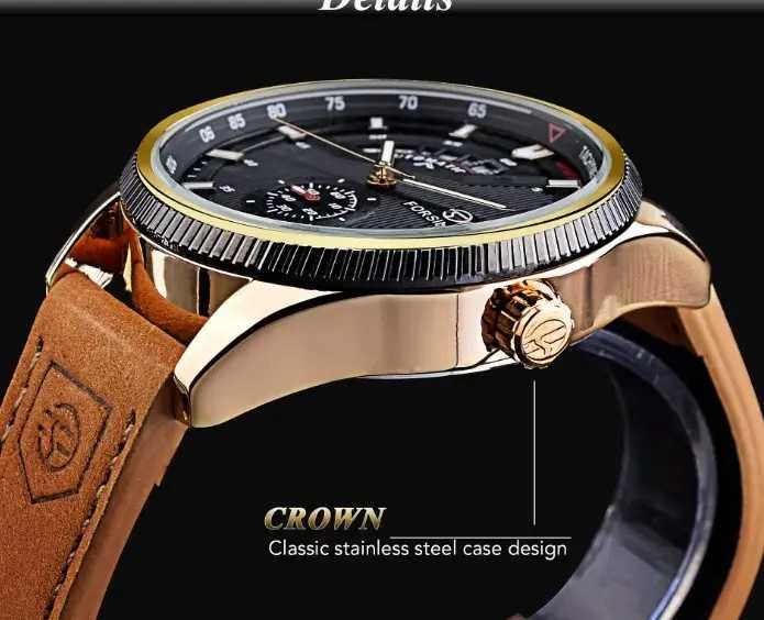 Мужские наручные оригинальные часы чоловічий механічний годинник часи