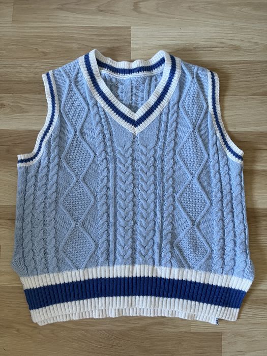 Kamizelka sweter bez rękawków M/L