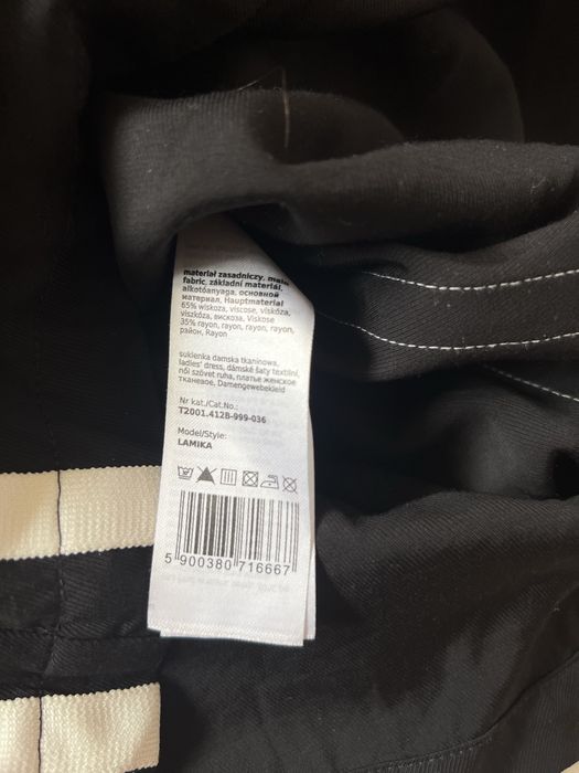 Sukienka krotka mini sportowa tatuum lampasy