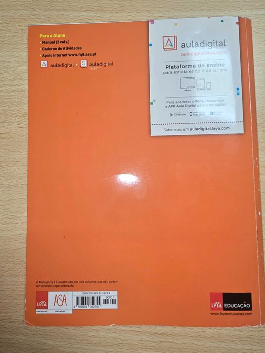 Físico-Química - FQ8 - 8º ano (manual vol1 + vol2)