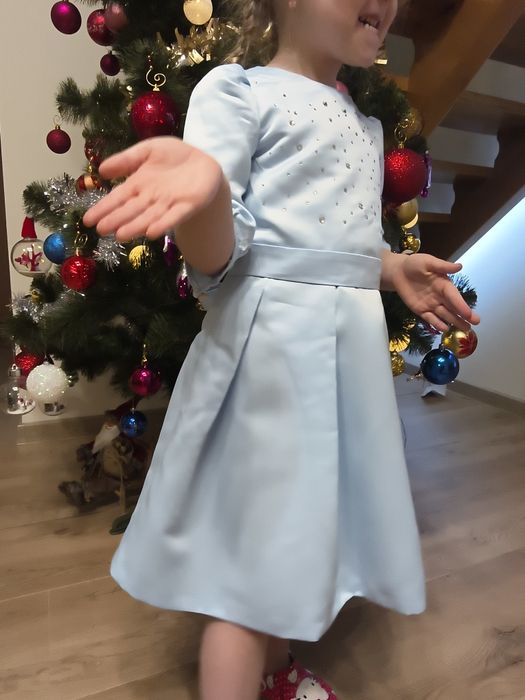 Святкова сукня, костюм сніжинки, крижинки, краплинки на 4-6 років