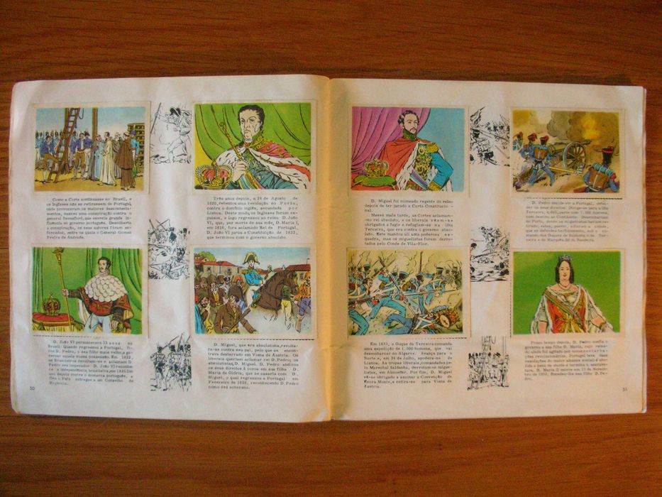 Caderneta História de Portugal quase completa