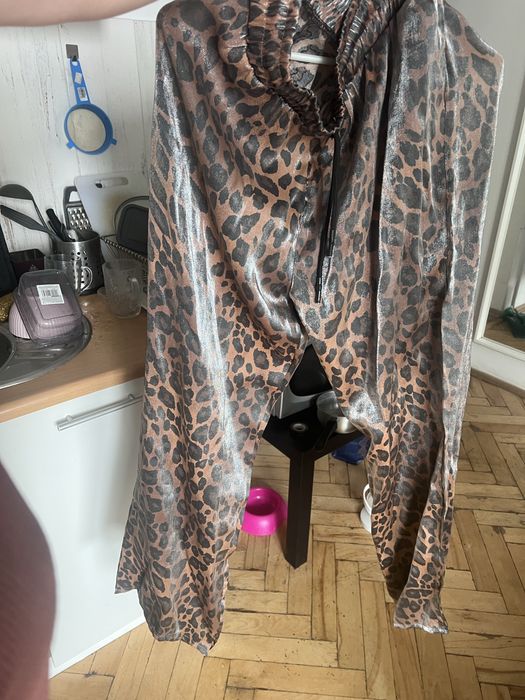Dress satynowy damski