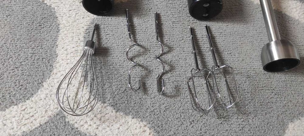 Blender Ręczny Mikser Wielofunkcyjny Turbo 1200w + akcesoria