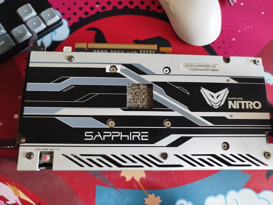 Видеокарта Rx 480 4 gb sapphire nitro+