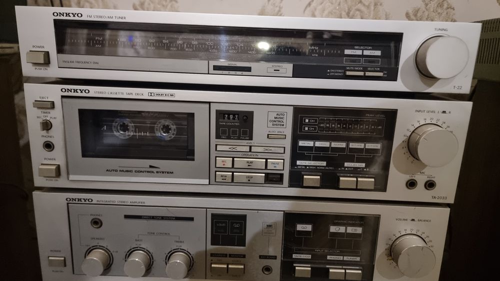 Onkyo fm tuner-deck-усилитель