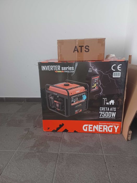 Gerador genergy creta 7500w a gasolina com ATS