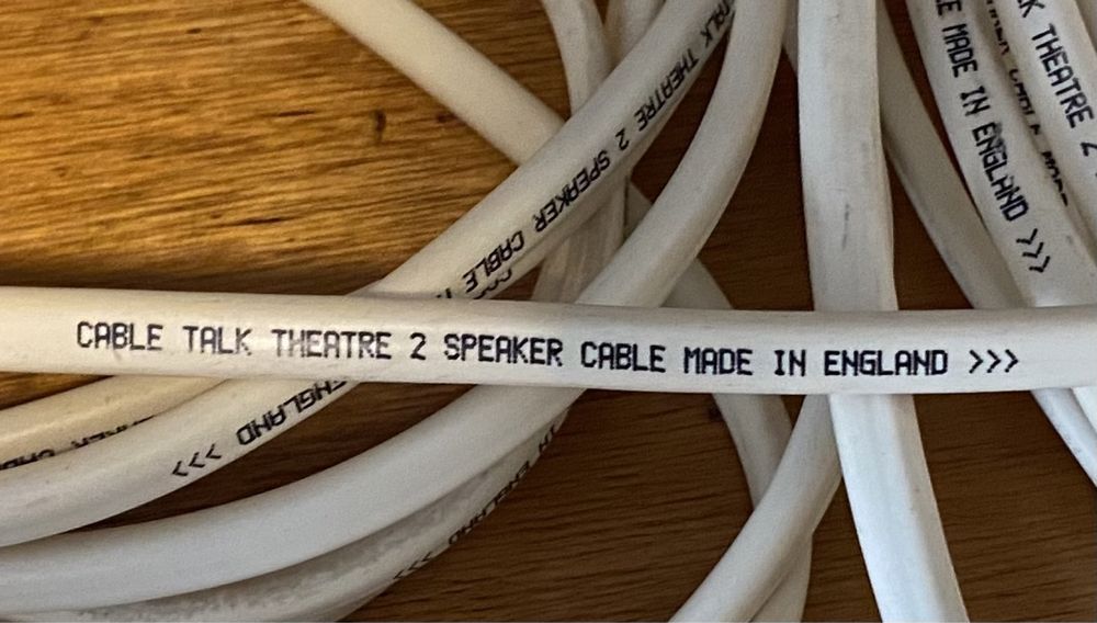 Cable Talk Theatre 2 Speaker Cable . Made in England Avenidas Novas ...