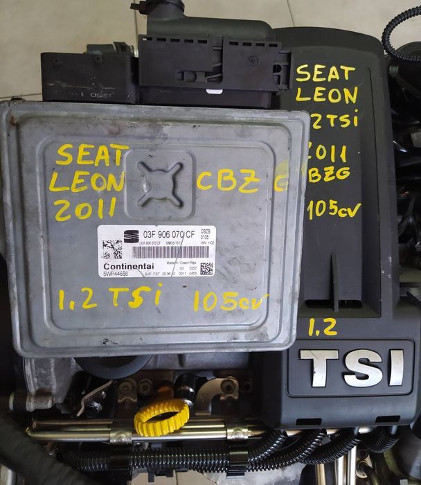 centralina seat leon 1.2TFI 105cv continental 5WP44658 / 03F 906 070