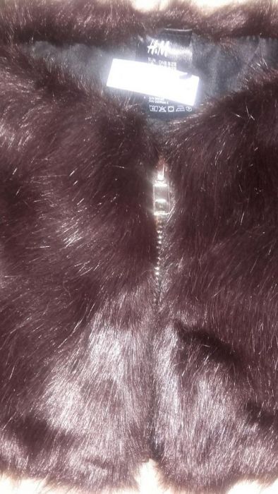 Etola Szal Futro futerko Kołnierz H&M Komin- Nowa