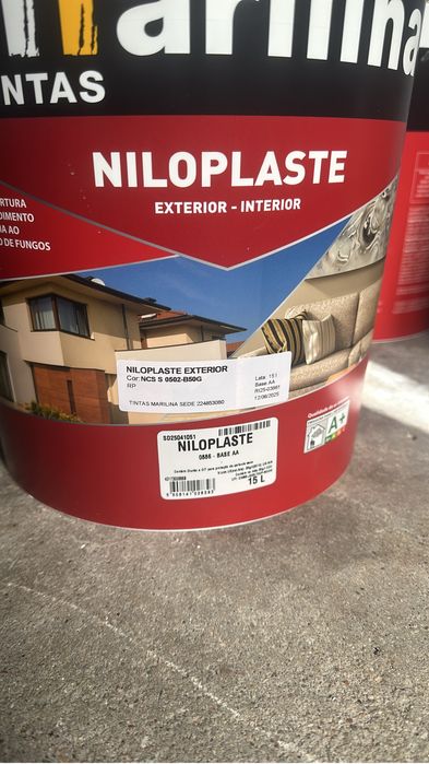 Tinta Marilina Niloplaste exterior-interior 15L, melhor preço.