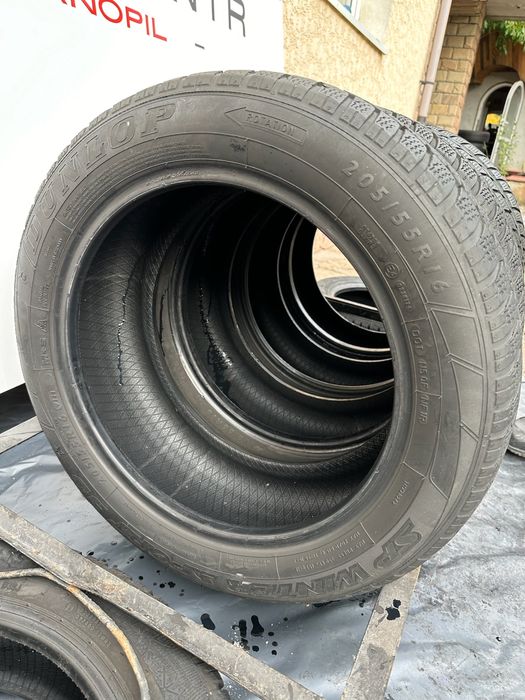 Зимові Шини R16 205/55 Dunlop Winter Sport 3D. 6.5мм/5мм