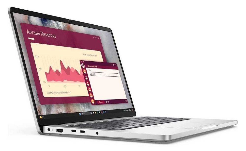 LAPTOP DELL Pro 14 PC14250 14" Intel Core Ultra 5 235U 16 GB 512 GB z NIEMIEC, FABRYCZNIE NOWE