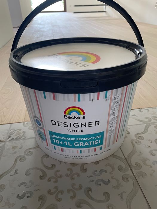 Farba biała Beckers Designer white - 11l