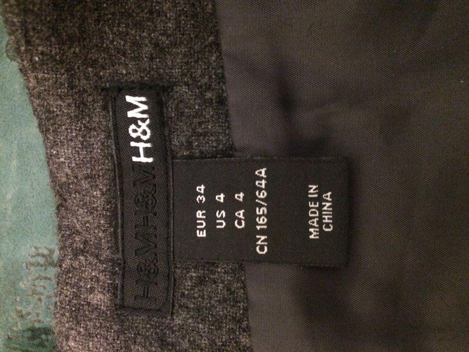Юбка h&m шерсть,вовна