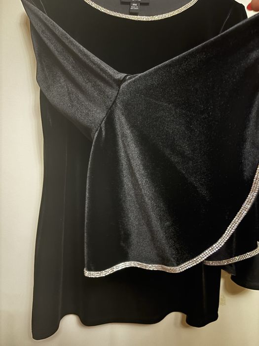 Bluzka z aksamitu MSK rozmiar PM