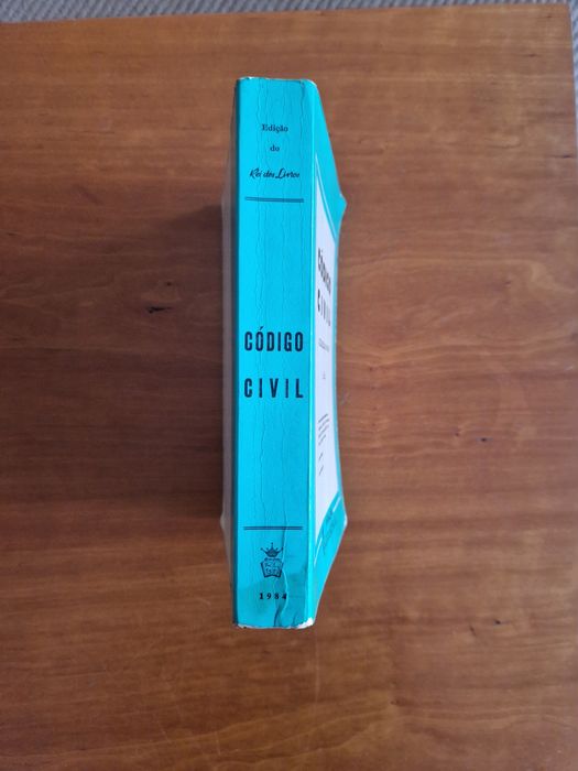Livro didático de Direito "Código Civil, 5.ª Edição", 1984