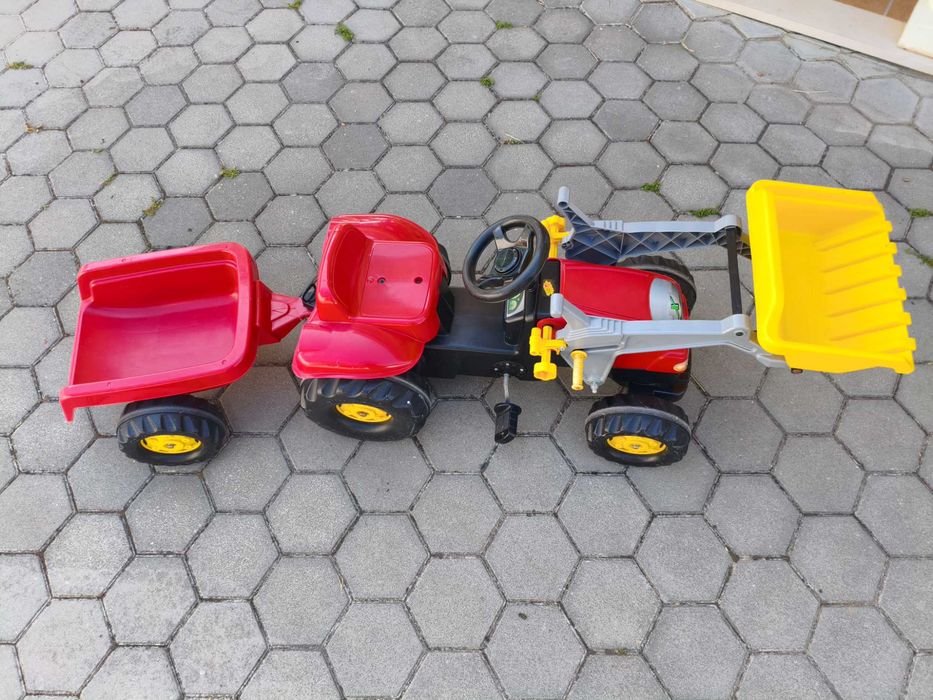 Trator com atrelado para criança Rolly Toys