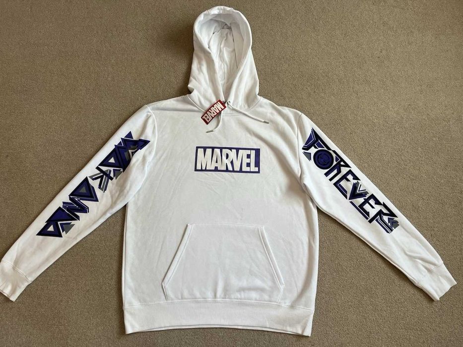 ИДЕАЛ! Худі Marvel детское белое Black Panther Чёрная пантера