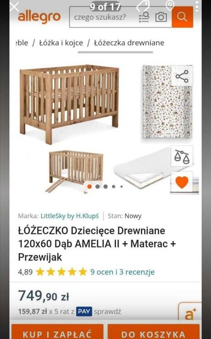 Łóżeczko dziecięce