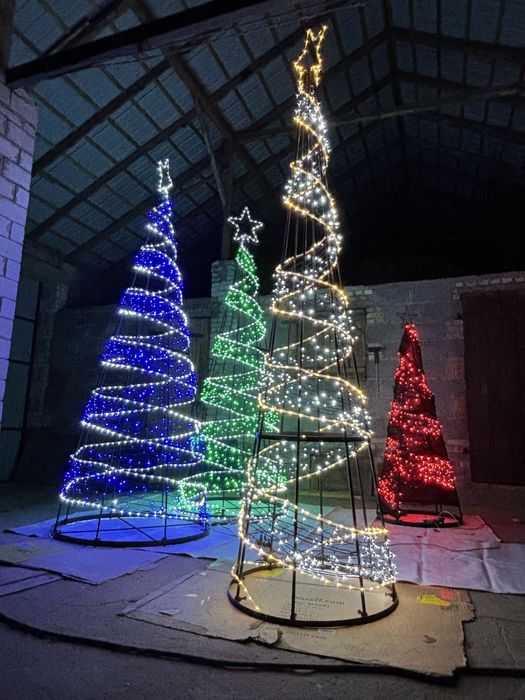 PROMOCJA!!! PROMOCJA! Choinka led 3d masywna konstrukcja metalowa