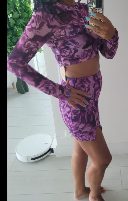 Komplet kwiaty siateczka świąteczna sylwestrowa