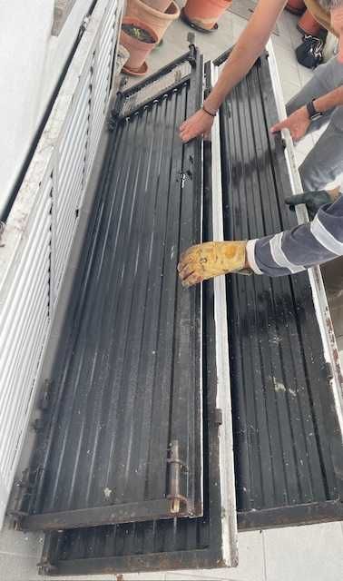 Portão de 4 folhas usado