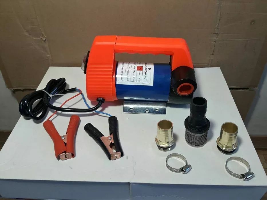 Насос помпа, 12v для перекачки топлива на 55 л мин