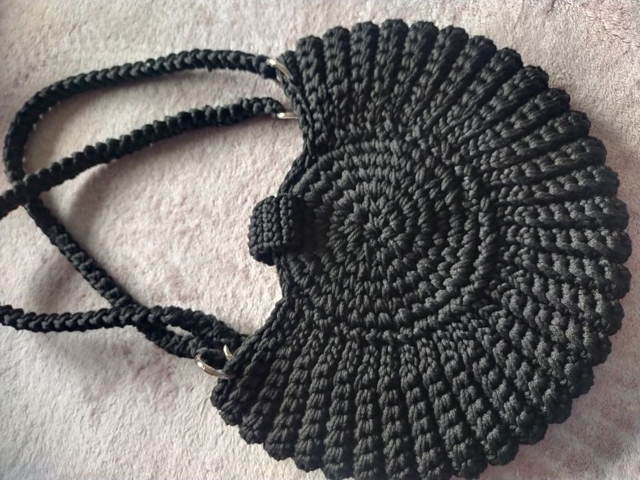 Torebka damska, na ramię typu"Oreo" handmade