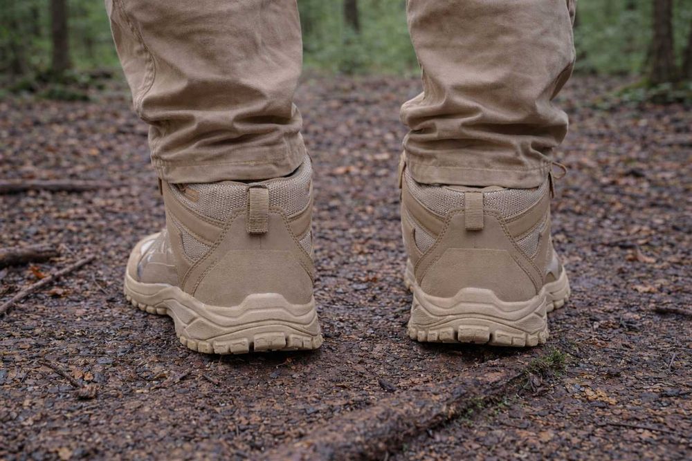 Тактичні військові черевики на автошнурівці Maercanson Койот 40-45р