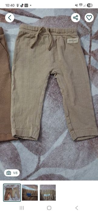 Spodnie dla chłopca i body
